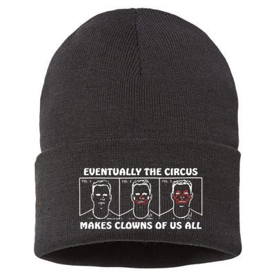 Eventually The Circus Makes Clowns Of Us All Sustainable Knit Beanie