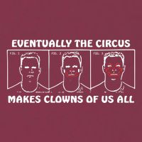 Eventually The Circus Makes Clowns Of Us All 16oz Travel Tumbler