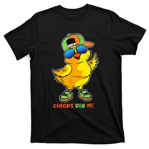 Easter Toddlers Chicks Dig Me Funny Egg Hunting T-Shirt