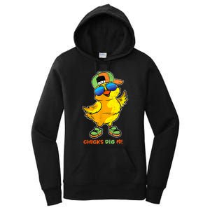 Easter Toddlers Chicks Dig Me Funny Egg Hunting Women's Pullover Hoodie