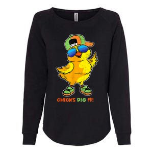 Easter Toddlers Chicks Dig Me Funny Egg Hunting Womens California Wash Sweatshirt