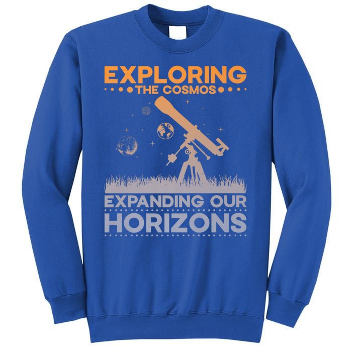 Explore The Cosmos Outer Space Exploration Astronomy Science Premium Sweatshirt