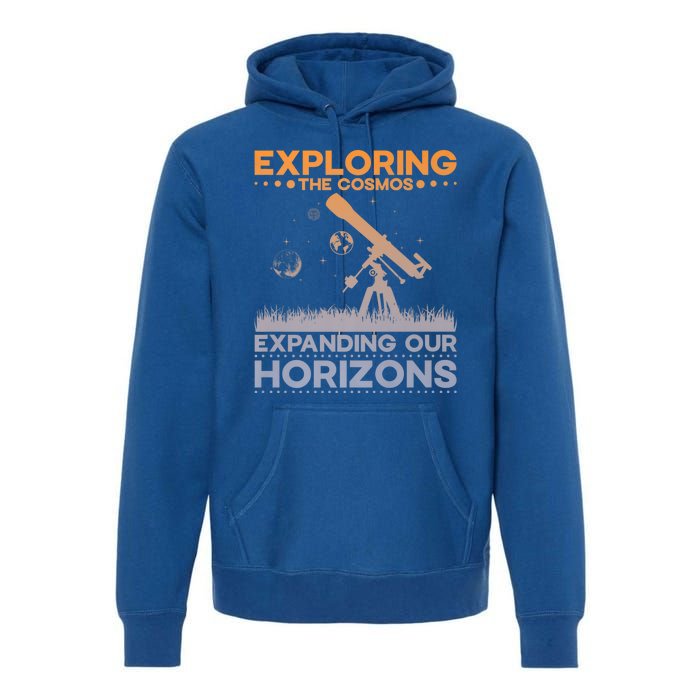 Explore The Cosmos Outer Space Exploration Astronomy Science Premium Premium Hoodie