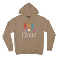 Esl Teacher Crew Funny First Day Of School Gifts Hoodie