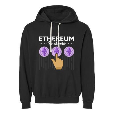 Ethereum To Choose Garment-Dyed Fleece Hoodie