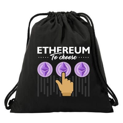 Ethereum To Choose Drawstring Bag