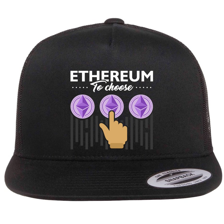 Ethereum To Choose Flat Bill Trucker Hat