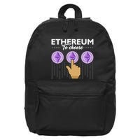 Ethereum To Choose 16 in Basic Backpack
