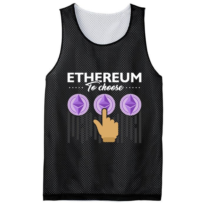 Ethereum To Choose Mesh Reversible Basketball Jersey Tank