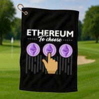 Ethereum To Choose Golf Towel