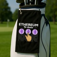 Ethereum To Choose Golf Towel