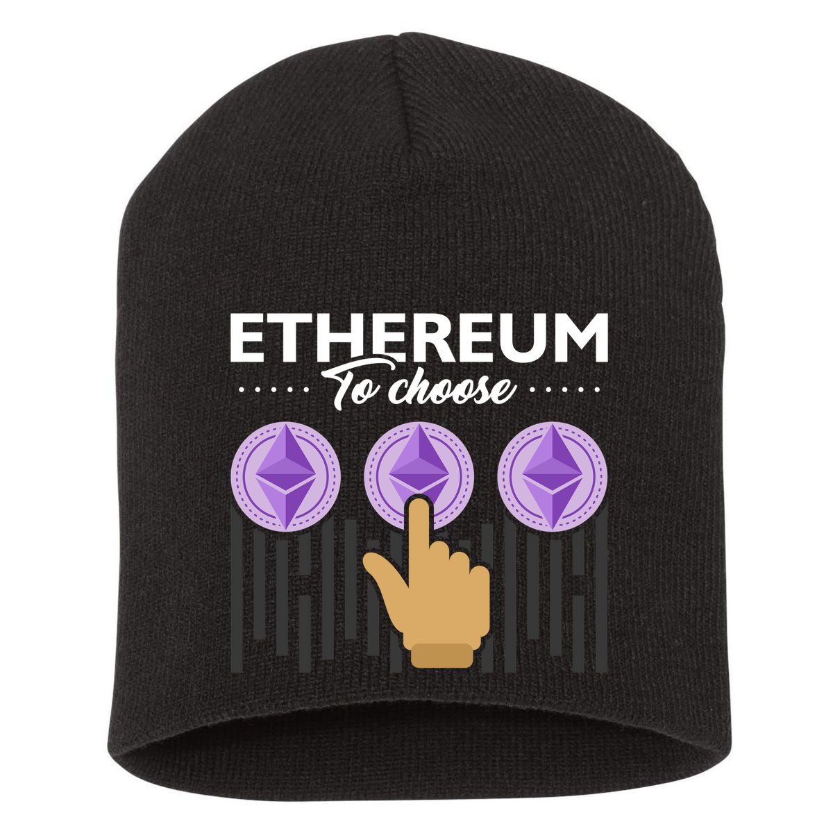 Ethereum To Choose Short Acrylic Beanie