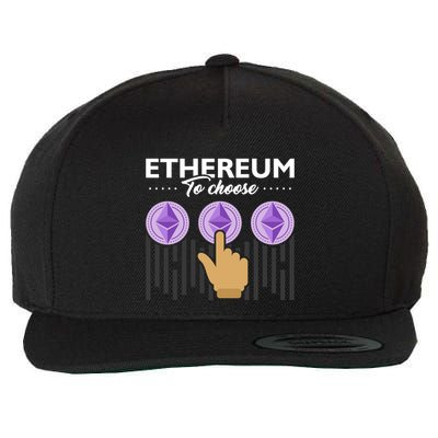 Ethereum To Choose Wool Snapback Cap