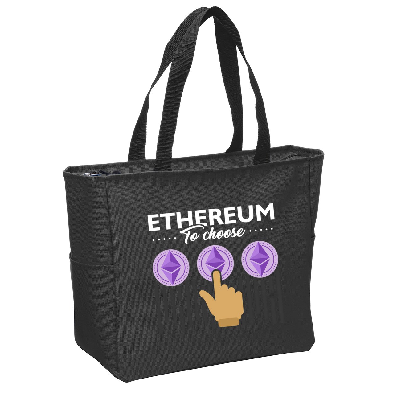 Ethereum To Choose Zip Tote Bag