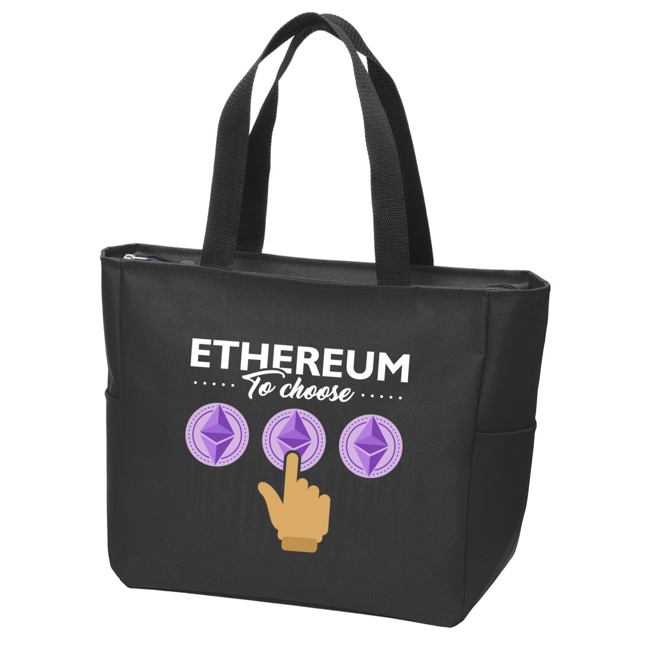 Ethereum To Choose Zip Tote Bag