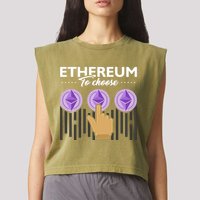 Ethereum To Choose Garment-Dyed Women's Muscle Tee