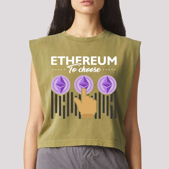 Ethereum To Choose Garment-Dyed Women's Muscle Tee