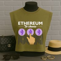 Ethereum To Choose Garment-Dyed Women's Muscle Tee