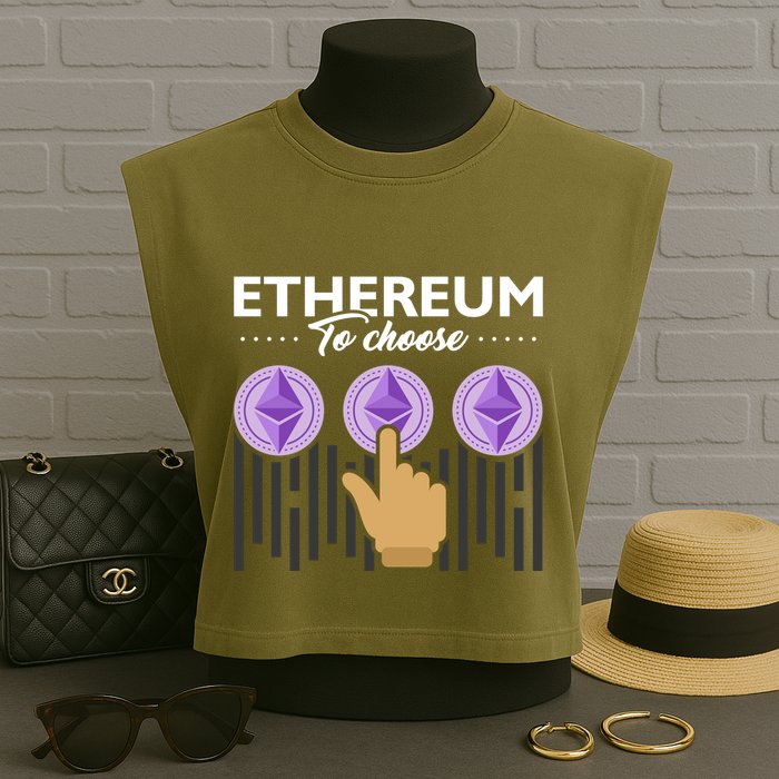 Ethereum To Choose Garment-Dyed Women's Muscle Tee
