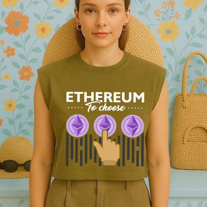Ethereum To Choose Garment-Dyed Women's Muscle Tee