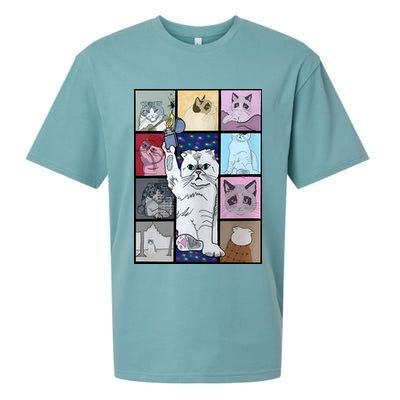 Eras Tour Cat Version TS Lover Gift Idea For Lover Fan Sueded Cloud Jersey T-Shirt