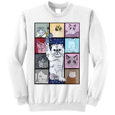 Eras Tour Cat Version TS Lover Gift Idea For Lover Fan Sweatshirt