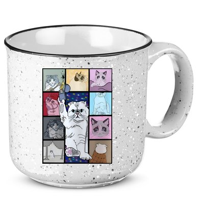 Eras Tour Cat Version TS Lover Gift Idea For Lover Fan 15oz Campfire Ceramic Mug
