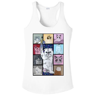 Eras Tour Cat Version TS Lover Gift Idea For Lover Fan Ladies PosiCharge Competitor Racerback Tank