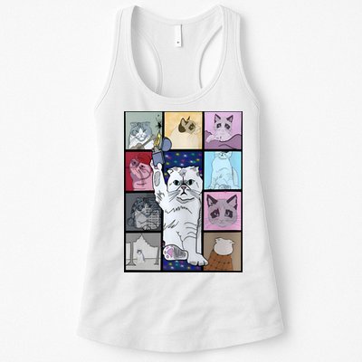 Eras Tour Cat Version TS Lover Gift Idea For Lover Fan Womens Tank Top