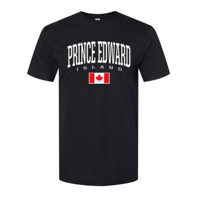 Eh Team Canadian Flag Prince Edward Island Canada Softstyle® CVC T-Shirt