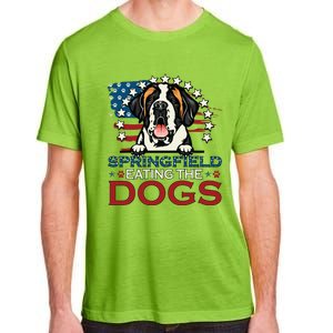 Eating The Dog Saint Bernard In Springfield Election Adult ChromaSoft Performance T-Shirt