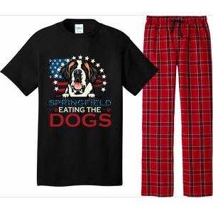 Eating The Dog Saint Bernard In Springfield Election Pajama Set