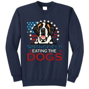 Eating The Dog Saint Bernard In Springfield Election Sweatshirt