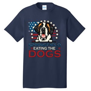 Eating The Dog Saint Bernard In Springfield Election Tall T-Shirt