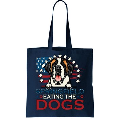 Eating The Dog Saint Bernard In Springfield Election Tote Bag