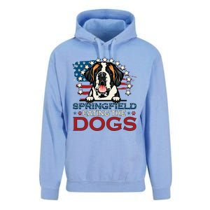 Eating The Dog Saint Bernard In Springfield Election Unisex Surf Hoodie