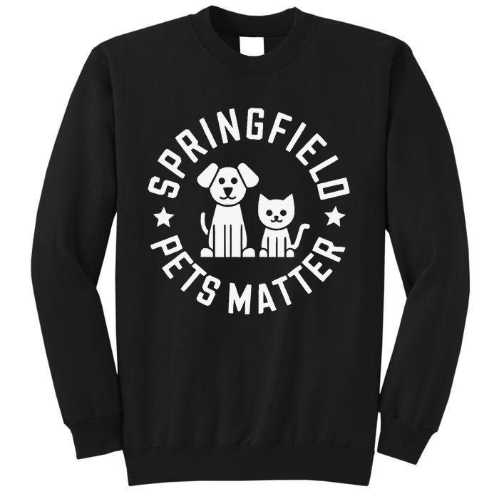 Eating The Dogs Springfield Pets Matter Cute Animal Design Tall Sweatshirt