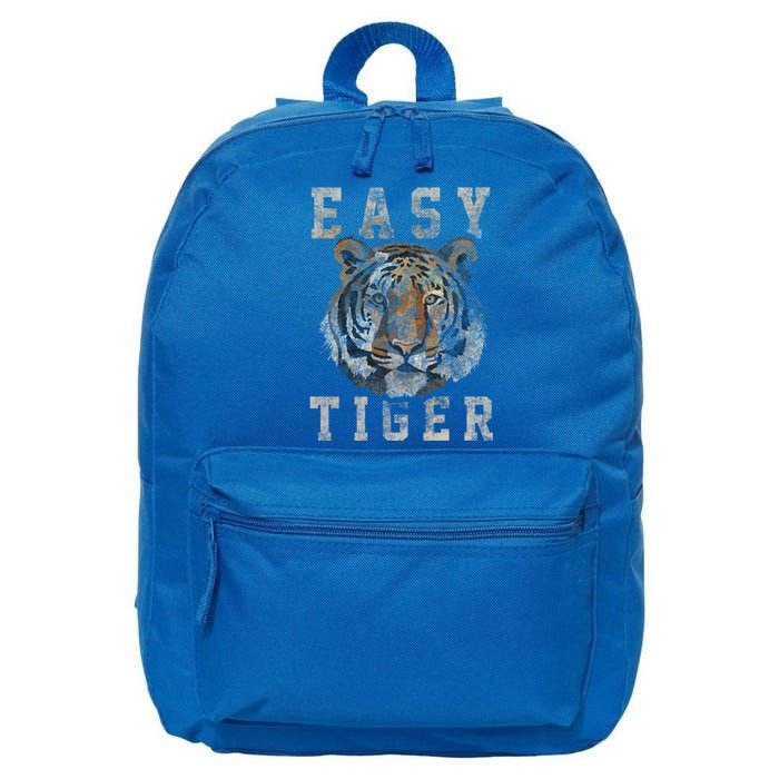 Easy Tiger Distressed Casualcool Giftchic Graphic Gift 16 in Basic Backpack