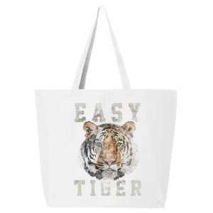 Easy Tiger Distressed Casualcool Giftchic Graphic Gift 25L Jumbo Tote