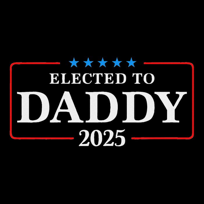 Elected To Daddy Est 2025 Funny New Dad & New Papa 2025 Flexfit Unipanel Trucker Cap