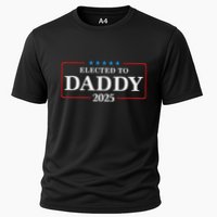 Elected To Daddy Est 2025 Funny New Dad & New Papa 2025 Cooling Performance Crew T-Shirt