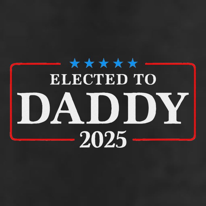 Elected To Daddy Est 2025 Funny New Dad & New Papa 2025 Golf Towel