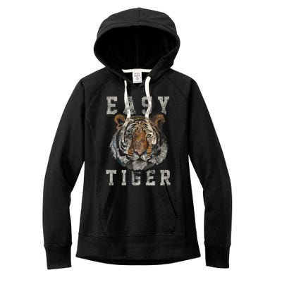 Easy Tiger Distressed Casualgiftchic Graphic For Women Gift Women's Fleece Hoodie