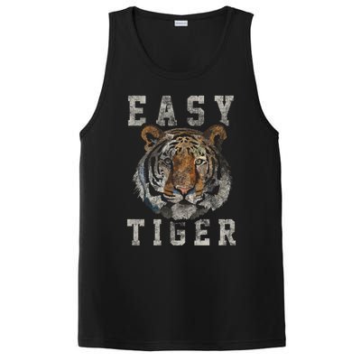 Easy Tiger Distressed Casualgiftchic Graphic For Women Gift PosiCharge Competitor Tank