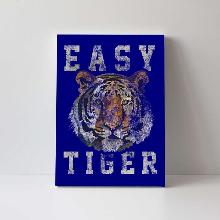 Easy Tiger Distressed Casualgiftchic Graphic For Women Gift Canvas