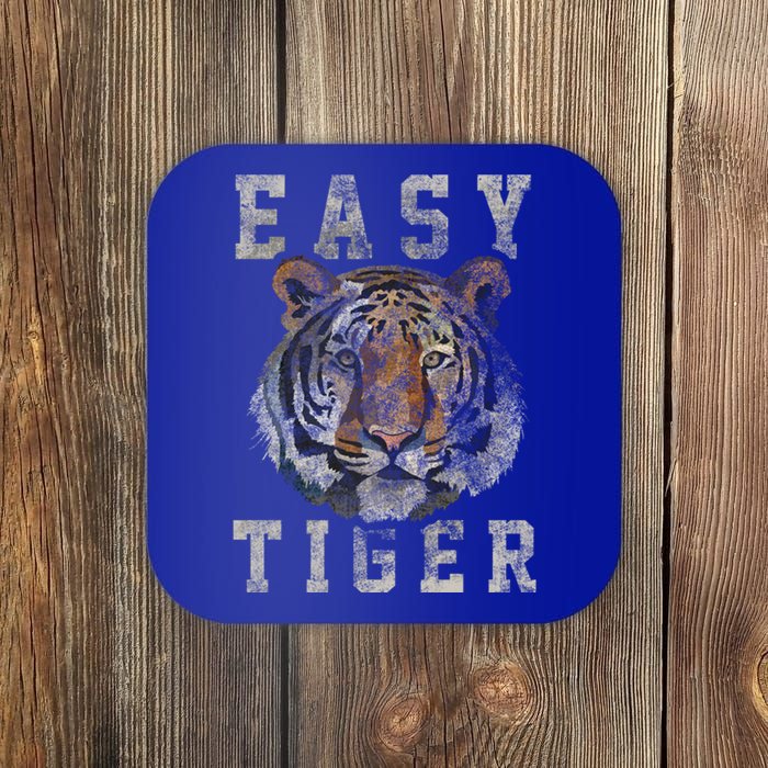 Easy Tiger Distressed Casualgiftchic Graphic For Women Gift Coaster