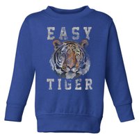 Easy Tiger Distressed Casualgiftchic Graphic For Women Gift Toddler Sweatshirt