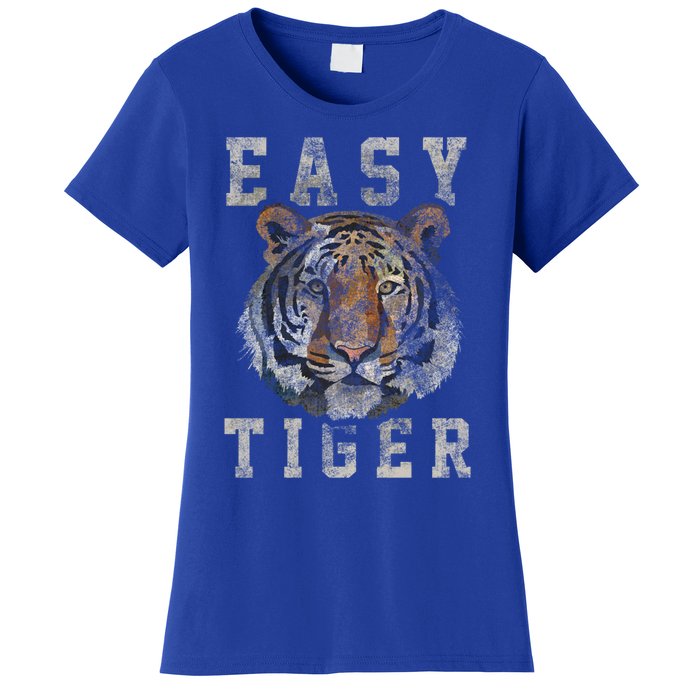 Easy Tiger Distressed Casualgiftchic Graphic For Women Gift Women's T-Shirt