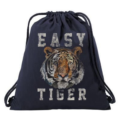 Easy Tiger Distressed Casualgiftchic Graphic For Women Gift Drawstring Bag