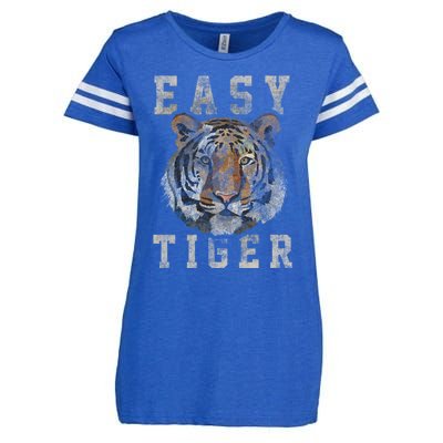 Easy Tiger Distressed Casualgiftchic Graphic For Women Gift Enza Ladies Jersey Football T-Shirt